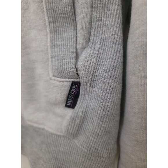 Rocksmith Tokyo New Money Spell Out Embroidered Zip Up Hoodie Streetwear Sz L - Picture 7 of 8